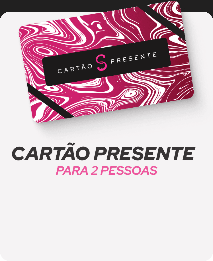 Cartão presente para 2 pessoas